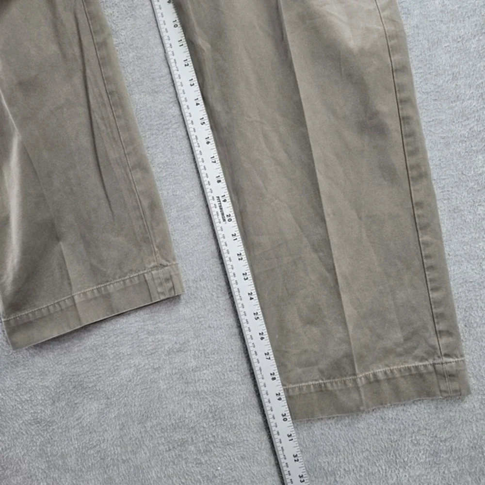 Banana‎ Republic Men Pants 36X32 Gray Chino Twill Dawson Button 30